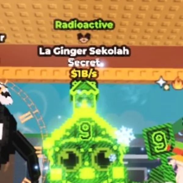 ( CHEAPEST ) RADIOACTIVE ☢️ LA GINGER SEKOLAH 🏠 - 1 B/S  🔥 STEAL A BRAINROT