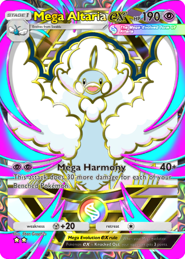 [All language] 2 Star Mega Altaria ex Full Art  - B4b