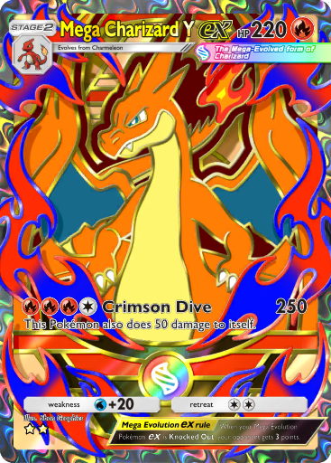 [All language] 2 Star Mega Charizard Y ex Full Art  - B4b
