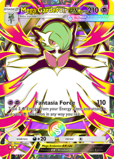 [All language] 2 Star Mega Gardevoir ex Full Art  - B4b