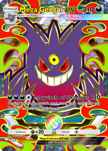 [All language] 2 Star Mega Gengar ex Full Art  - B4b