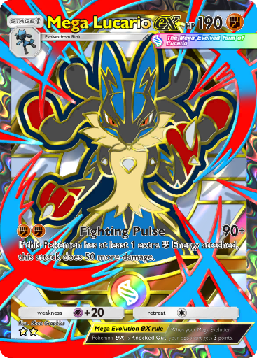 [All language] 2 Star Mega Lucario ex Full Art  - B4b