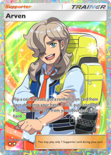 [All language] 2 Star Arven Full Art  - B4b