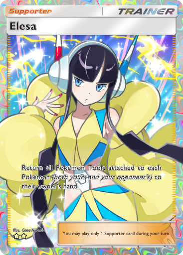 [All language] 2 Star Elesa Full Art  - B4b