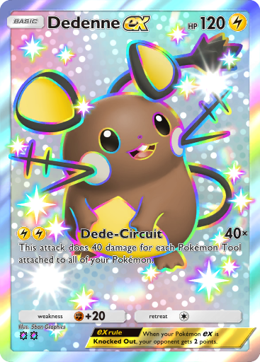 [All language] 2 Star Shiny Dedenne ex - B4b