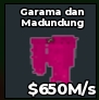 BS11510 Garama and Madundung Rainbow 650M/s