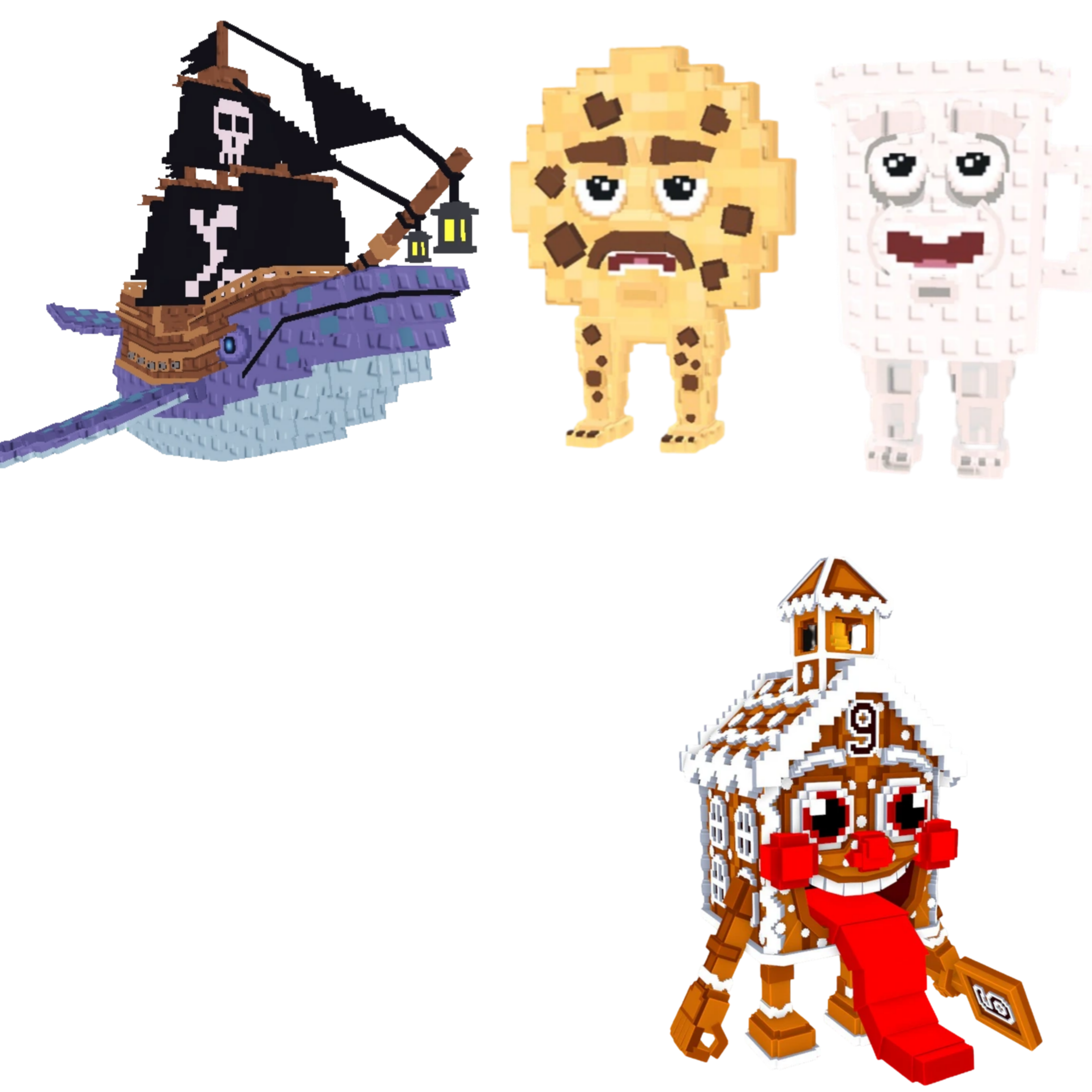 [BUNDLE] - ♣️ 1x Capitano Moby ♣️ 1x Cooki And Milki ♣️ 1x La Ginger Sekolah