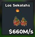 BS11512 Los Sekolahs With Fire Trait🔥 Fast Delivery 660M/s