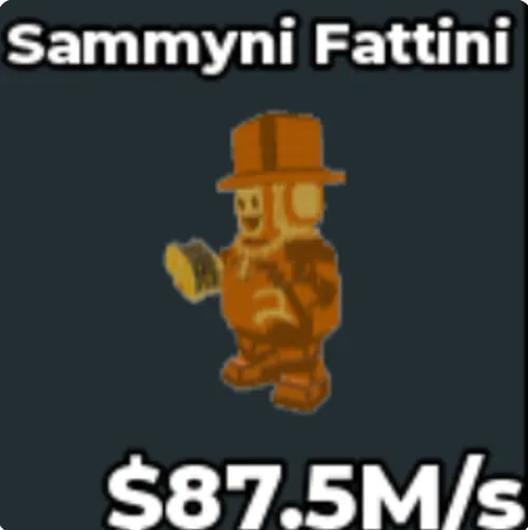 BS11514 Sammyni Fattini Gold 87.5M/s