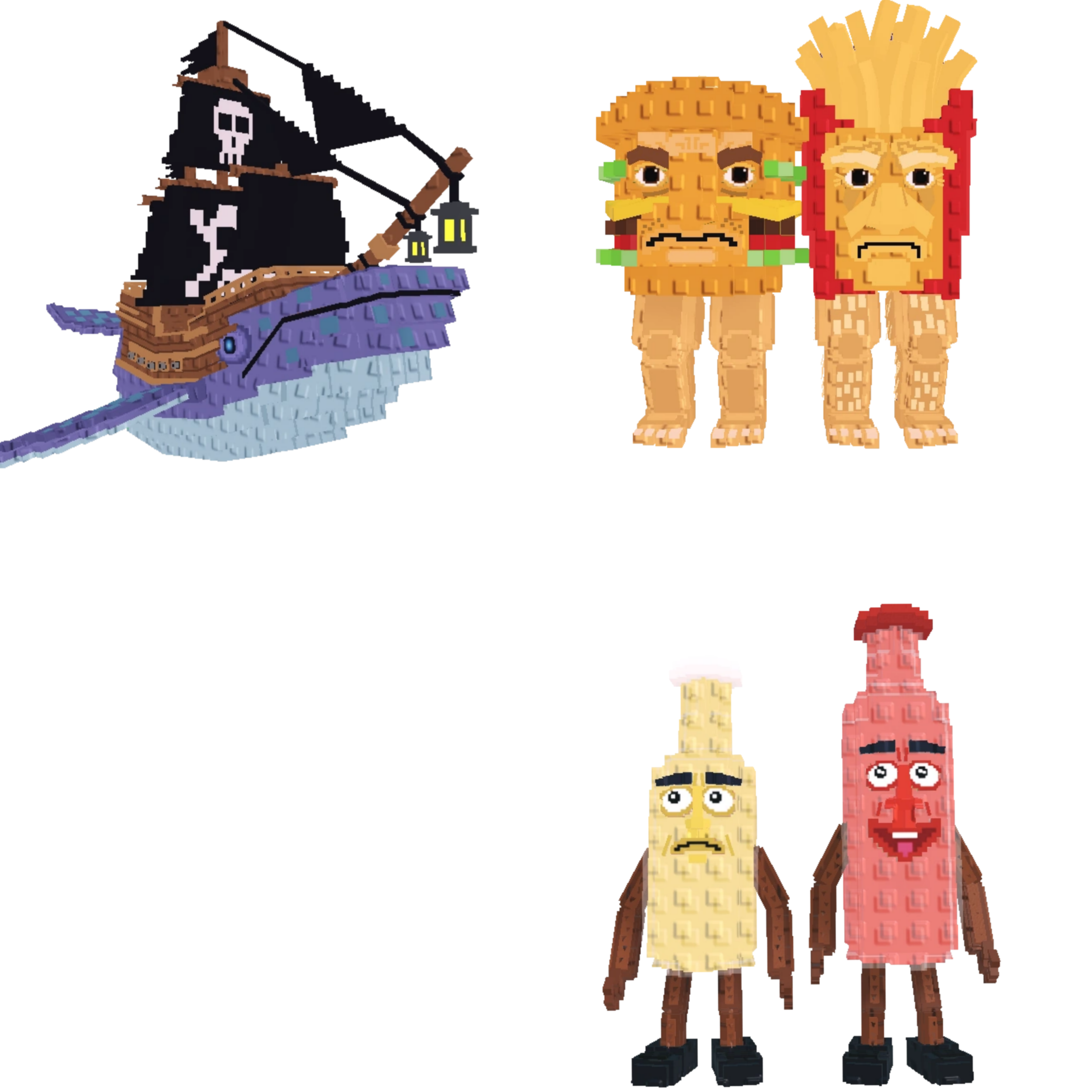 [BUNDLE] - 🃏 1x Capitano Moby 🃏 1x Burguro And Fryuro 🃏 1x Ketchuru And Musturu