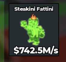 BS11536 Steakini Fattini Radioactive 742M/s