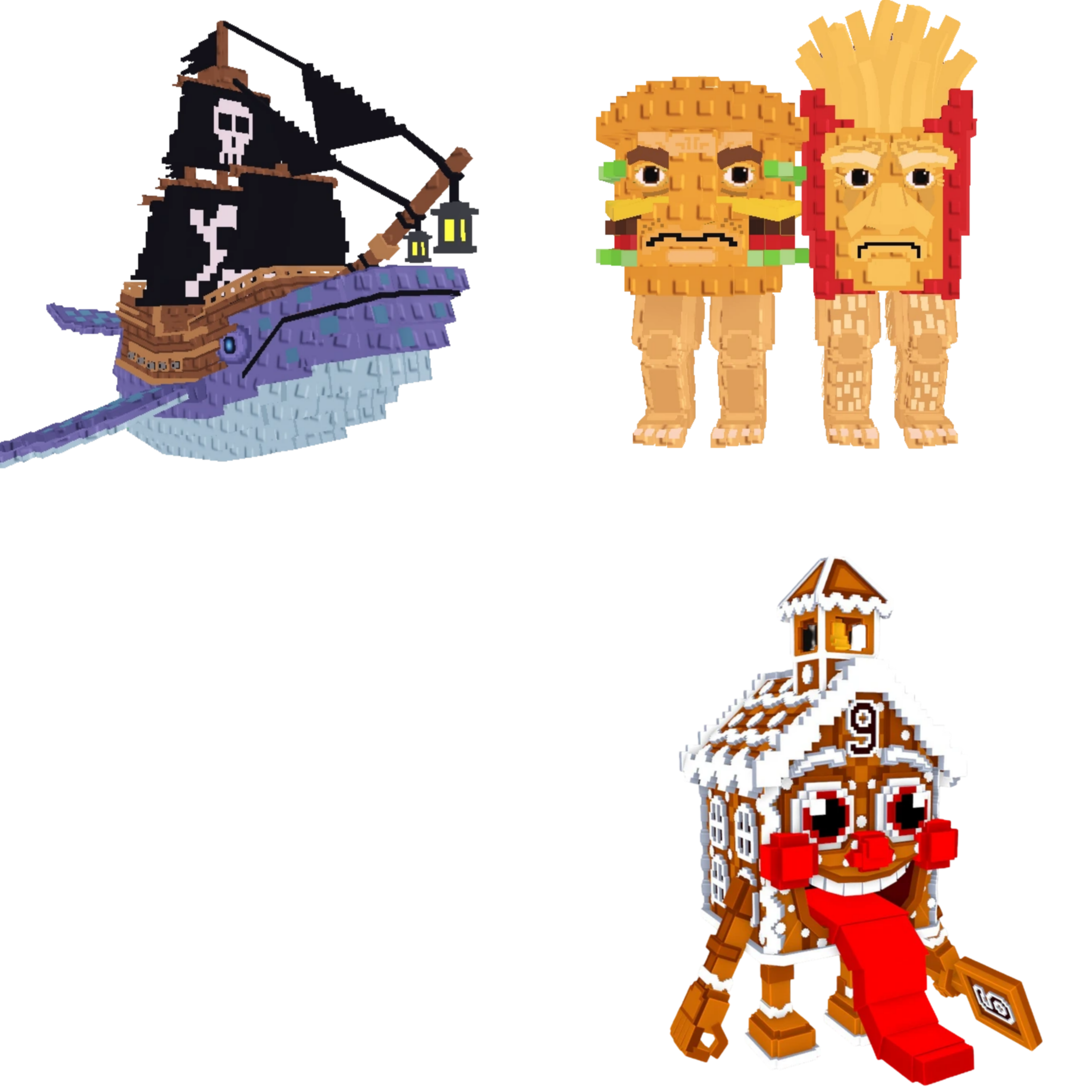 [BUNDLE] - 🖼️ 1x Capitano Moby 🖼️ 1x Burguro And Fryuro 🖼️ 1x La Ginger Sekolah