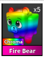 CHROMA FIRE BEAR PET - MURDER MYSTERY 2 - FAST DELIVERY & TRUSTED