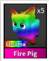 CHROMA FIRE PIG PET - MURDER MYSTERY 2 - FAST DELIVERY & TRUSTED