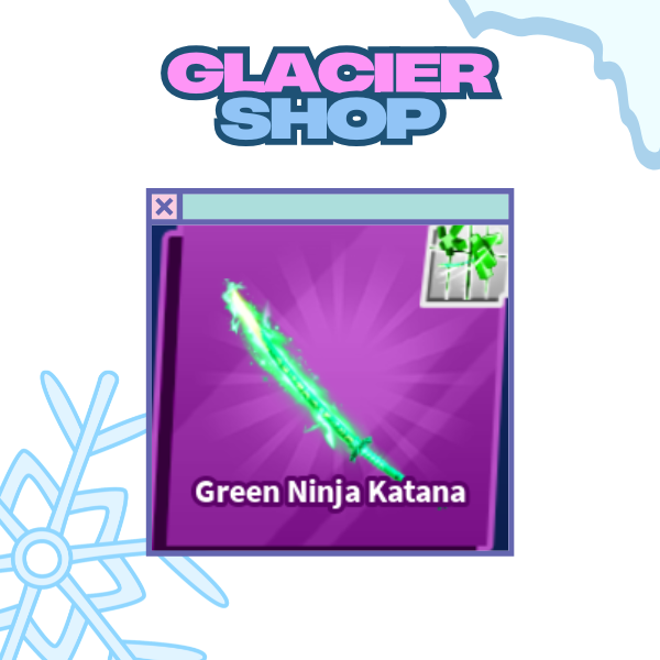 Green Ninja Katana with Finisher ( Limited )