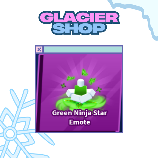 Green Ninja Star Emote ( Limited )
