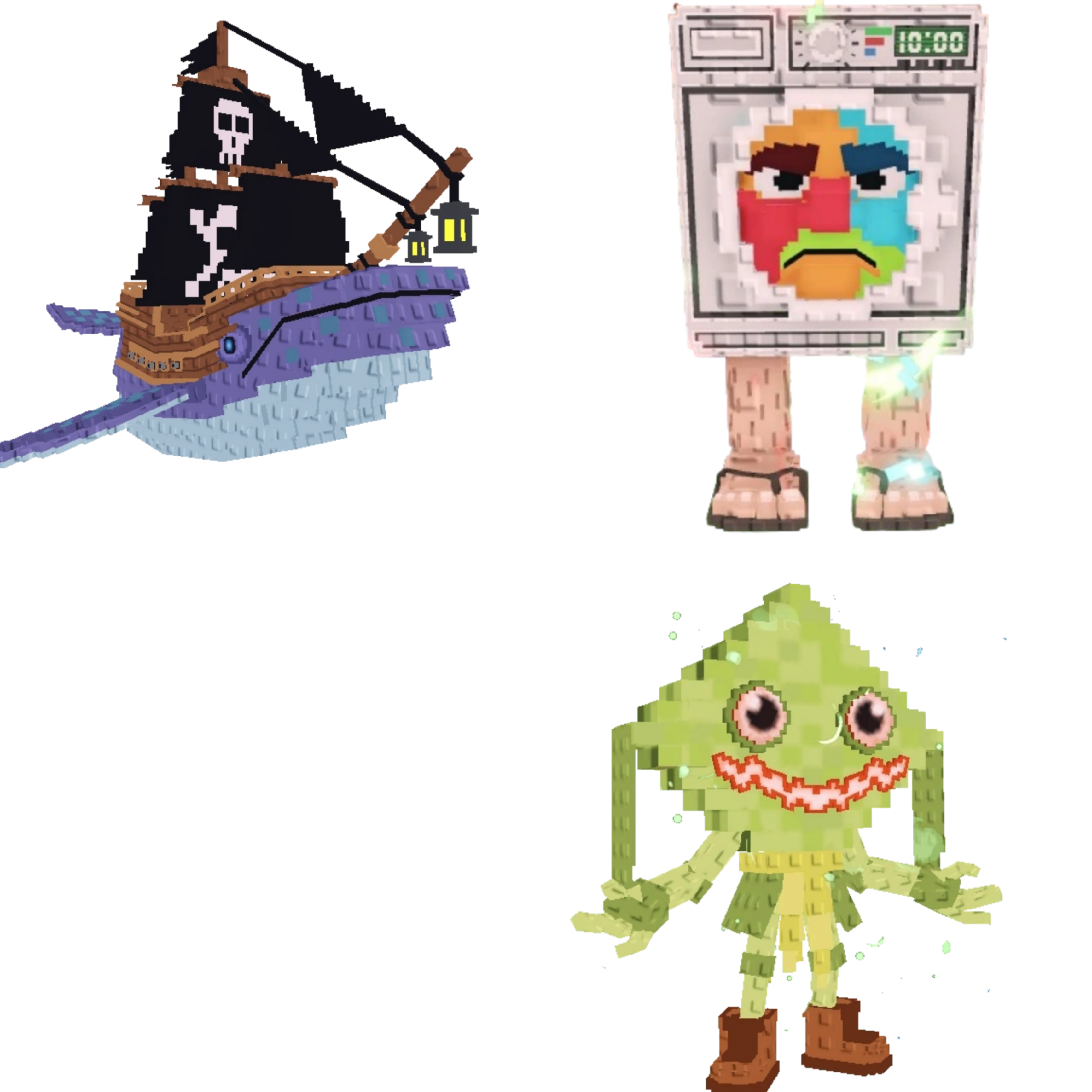[BUNDLE] - 🪡 1x Capitano Moby 🪡 1x Ketupat Kepat 🪡 1x Lavadorito Spinito