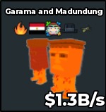 BS11556 Garama and Madundung Rare Flag Trait Lava 1.3B/s