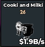 BS11560 Cooki and Milki Trait 26(Rare) Yin Yang 1.9B/s