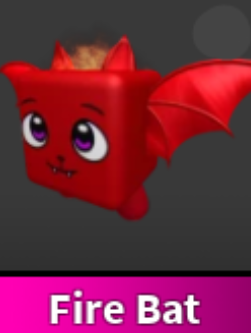 FIRE BAT PET - MURDER MYSTERY 2 - FAST DELIVERY & TRUSTED
