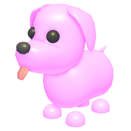 Pink Dog โช๏ธ Mega Neon ๐ธ Rare ๐ Pets โก 24/7 Online ๐