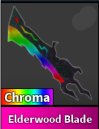 CHROMA ELDERWOOD BLADE - MURDER MYSTERY 2 - FAST DELIVERY & TRUSTED