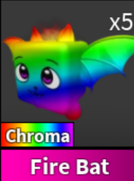 CHROMA FIRE BAT PET - MURDER MYSTERY 2 - FAST DELIVERY & TRUSTED
