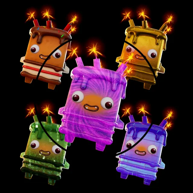 All Mastered Fortnite Birthday Sprites Level 5 (You Keep)