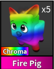 CHROMA FIRE PIG PET - MURDER MYSTERY 2 - FAST DELIVERY & TRUSTED