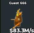 BS11579 Guest 666 Gold 83.3M/s