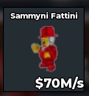SAMMYNI FATTINI 70M/s - INSTANT DELIVERY