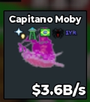 BS11592 Capitano Moby Candy 3.6B/s