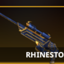 BLUE RHINESTONE SNIPER
