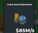 GOLD AND DIAMOND 85M/s - INSTANT DELIVERY
