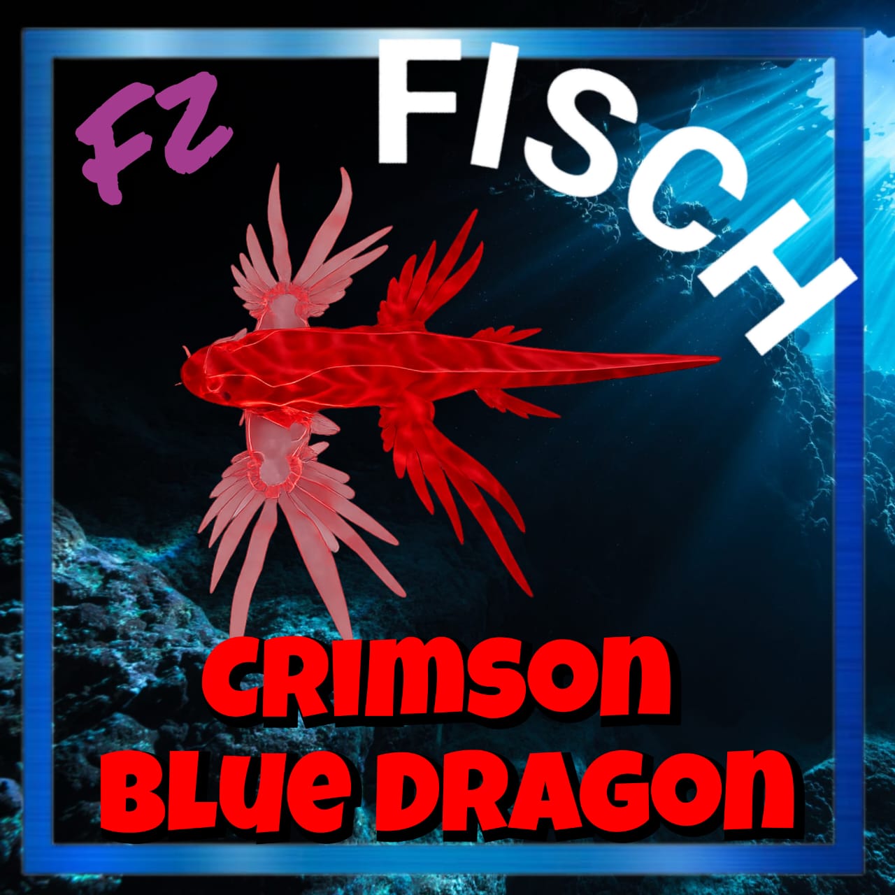 Crimson Blue Dragon - Roblox Fisch
