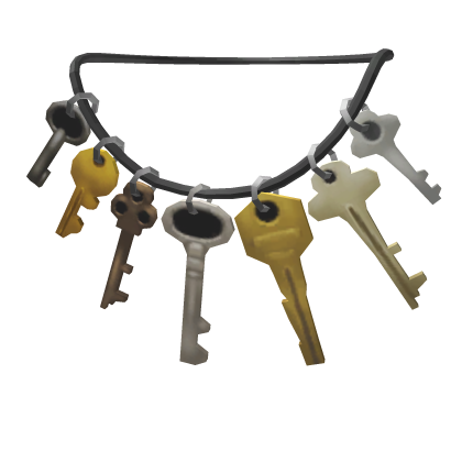 Collection of Keys Necklace - Roblox Toy Code