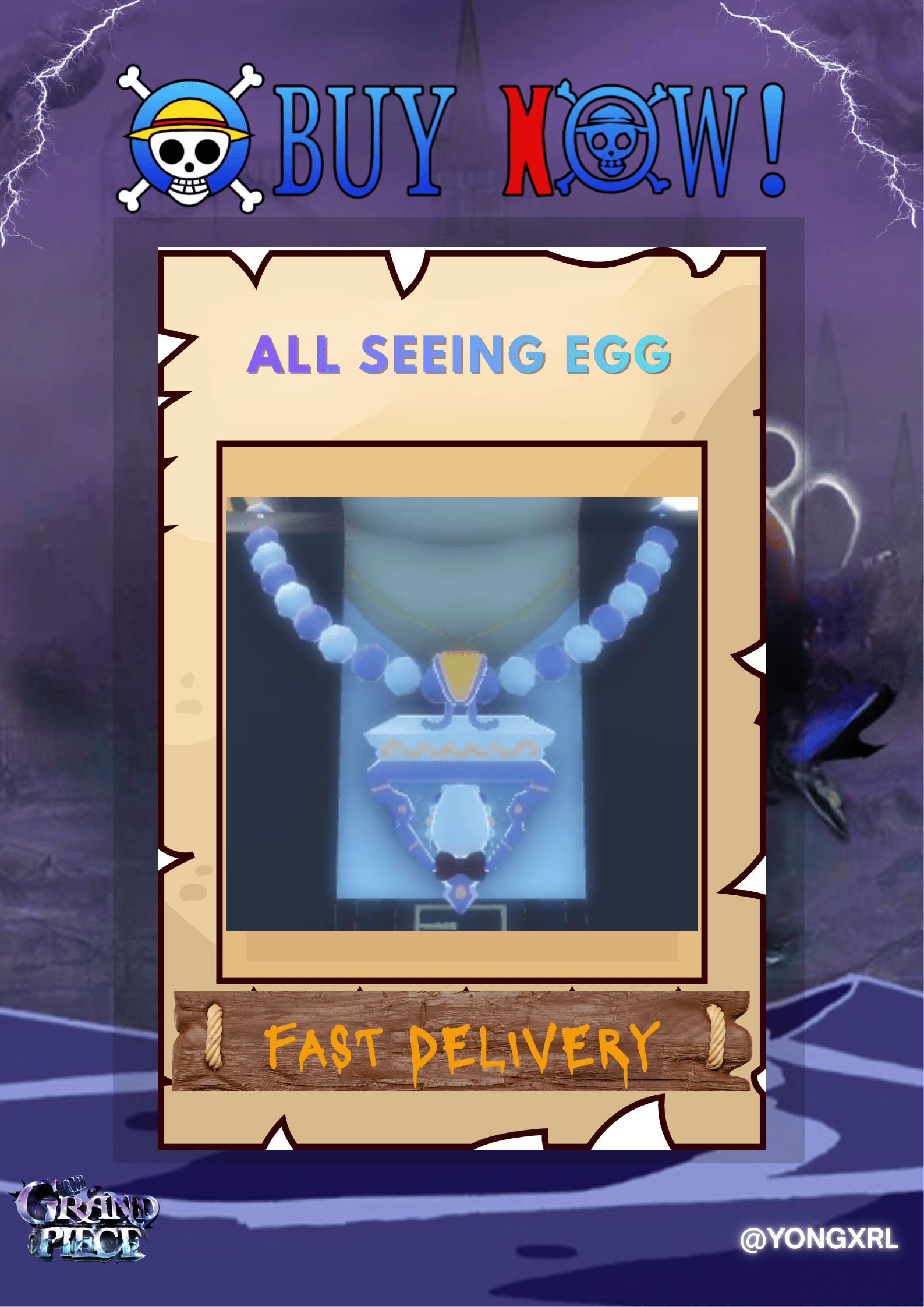 All Seeing Egg - Blo ASE - Accessories | Grand Piece Online | ✅FAST DELIVERY