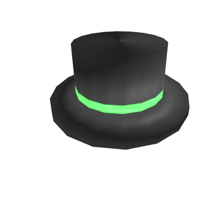 Green Banded Top Hat