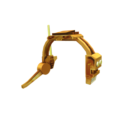 Golden Gamer Headset - Roblox Toy Code