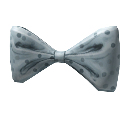 Silver Bow Tie - Roblox Toy Code