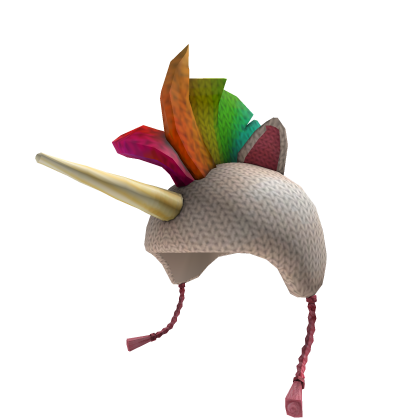 Rainbow Unicorn Beanie - Roblox Toy Code