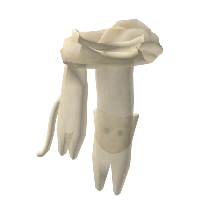 Ghost Cat Scarf - Roblox Toy Code