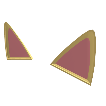 Golden Cat Ears - Roblox Toy Code