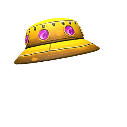Gold Spaceship Bucket Hat - Roblox Toy Code