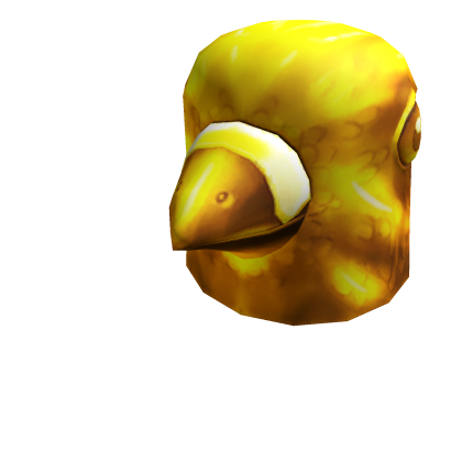Gold Pigeon Mask - Roblox Toy Code