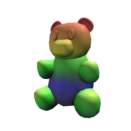 Rainbow Grizzly Shoulder Friend - Roblox Toy Code