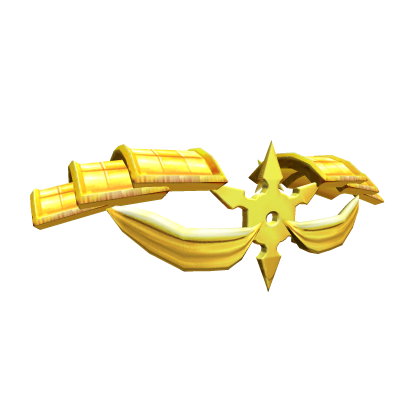 Gold Oji Ninja Pauldrons - Roblox Toy Code