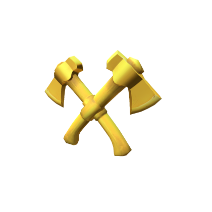 Gold Battle Axepack of Might - Roblox Toy Code