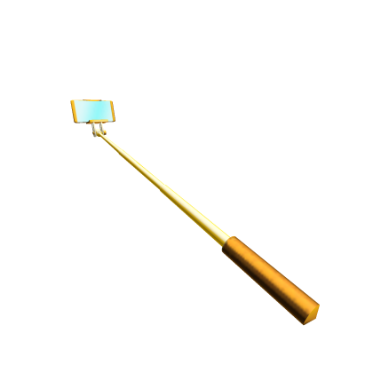 Gold Plated Selfie Stick - Roblox Toy Code