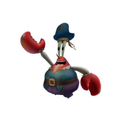 Mr. Krabs Pirate Pal - Roblox Toy Code